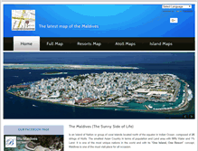 Tablet Screenshot of mapofthemaldives.com